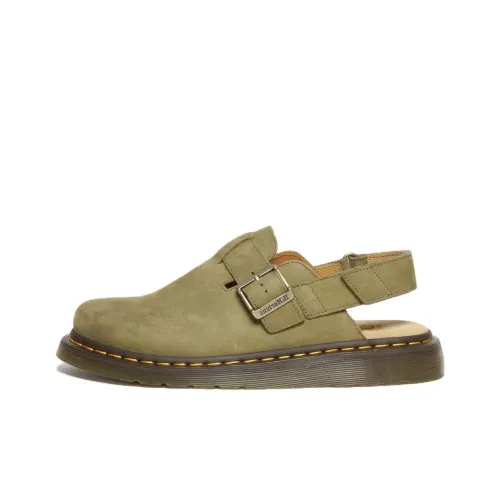 Dr.Martens Низкий Топ Повседневная Обувь Унисекс Зеленый