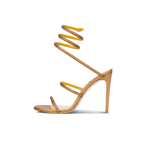 RENE CAOVILLA Cleo One Ремешок Сандалии Женские Желтые