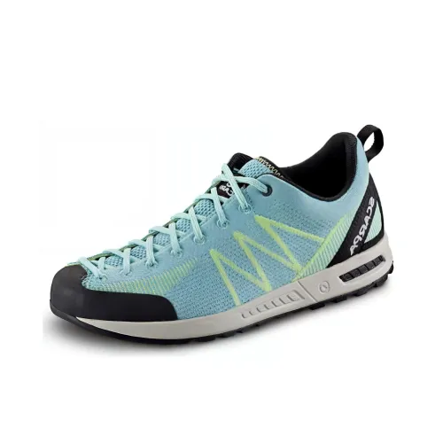 SCARPA IGUANA Амортизация Износостойкая Низкая Обувь для скалолазания Унисекс Сине-зеленый