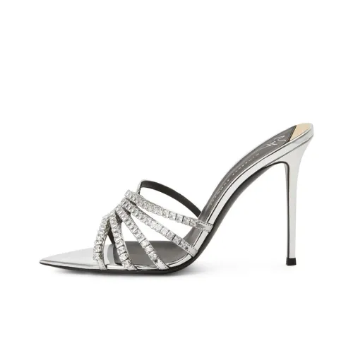 Giuseppe Zanotti GZ Слипоны Женские Серебряные