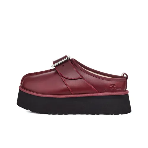 OC x UGG Стильные сандалии унисекс красный коричневый