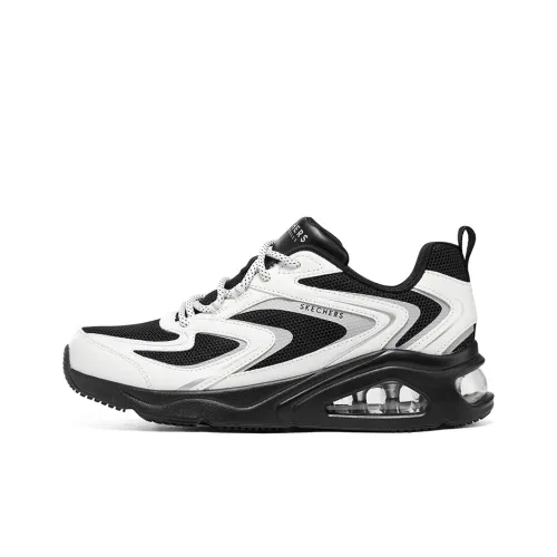 Skechers Street Tres Air Uno Low Top Casual Women's Black White