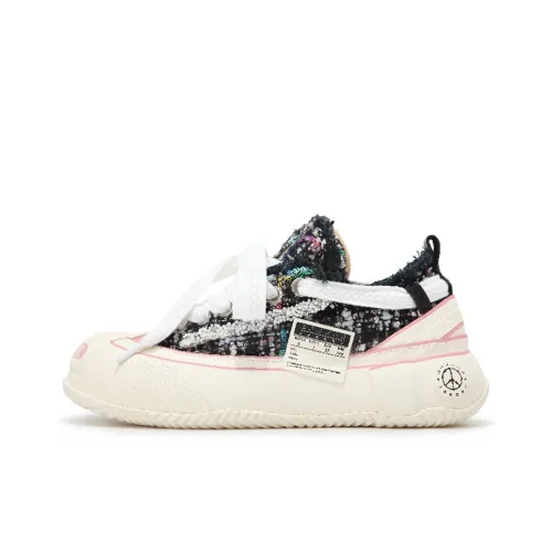 VESSEL г.o.p. 2,0 Marshmallow Lows 'Черный Твид' Низкие Кеды Унисекс Черный Белый