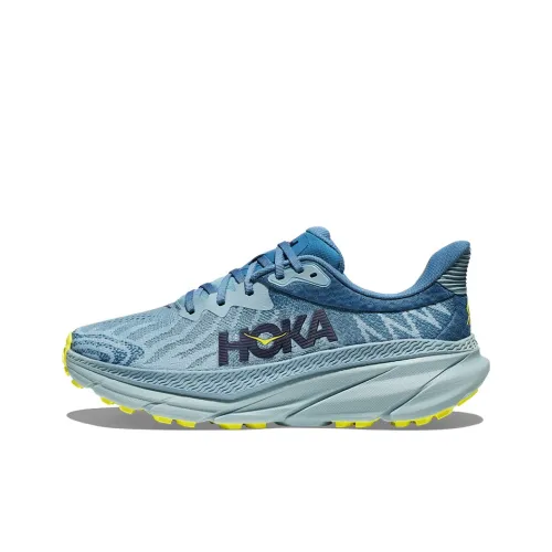 HOKA ONE ONE Нижняя юбка Резистентная Устойчивая к истиранию Легкий Низкий Топ Беговые кроссовки Мужские Синие Зеленые