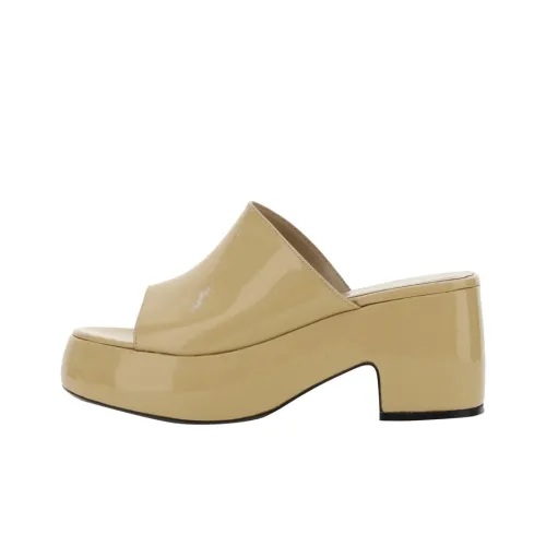 By Far Шлепанцы Женские Бежевые