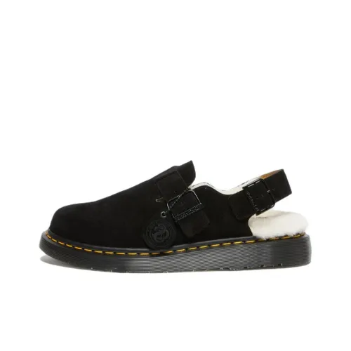 Dr.Martens Резиновая подошва устойчивая к запахам и износу домашние тапочки унисекс черный