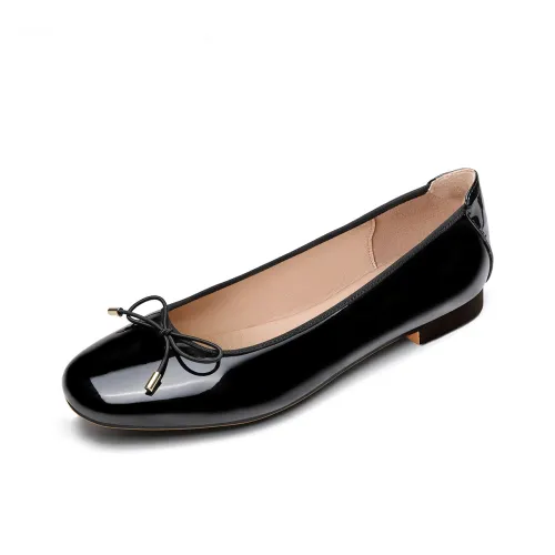 QUICHESHOES Женские повседневные туфли Low Топ Черный Женские