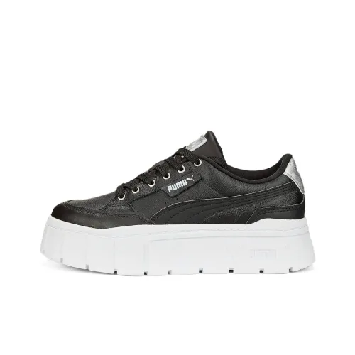 PUMA Mayze Labyrinth STACK Кроссовки X MAS Low Топ Кроссовки для скейтбординга Женские Черный