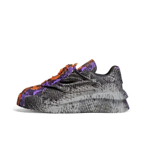 FANSIZHE Низкий топ Повседневная обувь Мужская Серый Фиолетовый