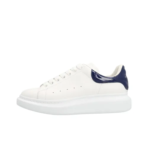 Alexander McQueen Oversized Sneaker Low Топ Стильные Скейтбординги Мужской Белый Синий