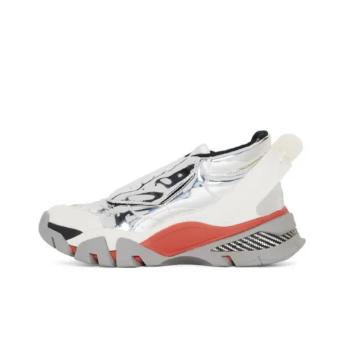 CALVIN KLEIN Низкий топ Спортивная повседневная обувь Мужской Серебряный