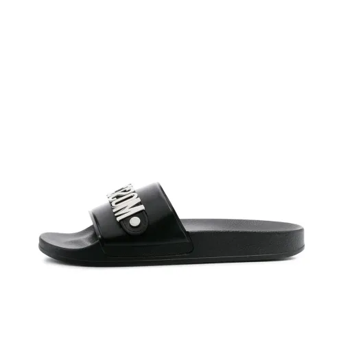 MOSCHINO Стильный Sandal Men's Black Silver