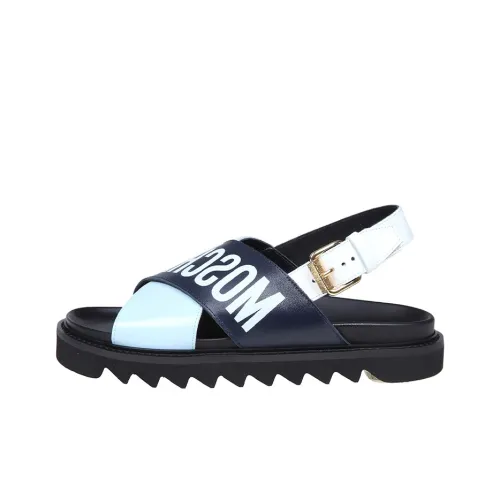 MOSCHINO One Ремешок Сандалии Мужские Черные Синие