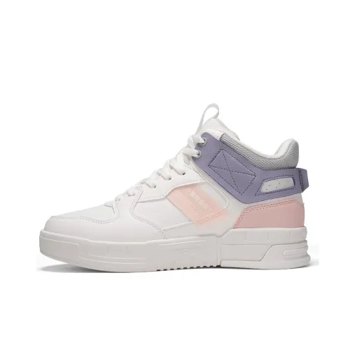 361° Slip устойчивый к истиранию термический MID топ скейтборд кроссовки женский розовый