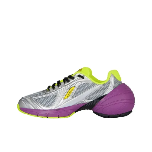 Givenchy TK MX Runner Low Топ Спортивная Повседневная Обувь Мужская Серебристо-Фиолетовая