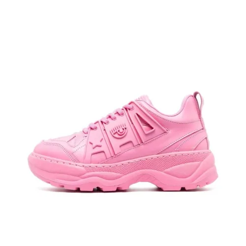 CHIARA FERRAGNI Износостойкий Низкий Топ Спортивная Повседневная Обувь Женская Розовая