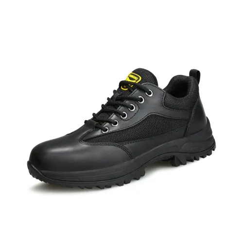 Blue Gull Shield Безопасность Обувь Устойчивая к истиранию Низкая Топ Уличная обувь Унисекс Черный
