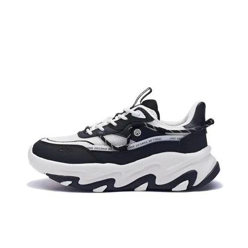 361° Легкий Износостойкий Противоскользящий Низкий Топ Спортивная Повседневная Обувь Женская Черный Белый