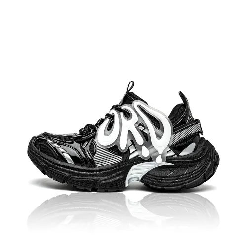 ORD Low-Top Platform Sneakers Черный Белый Унисекс