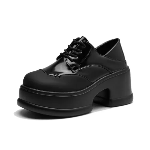 Yiya Женские повседневные туфли Low Top Черные Женские