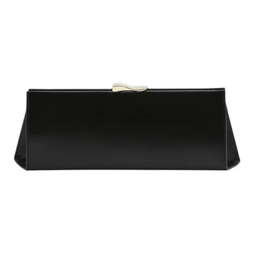 FERRAGAMO Коровья кожа Одно плечо Через плечо Клатч Маленький Женский Черный