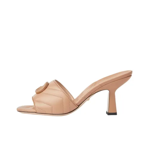 GUCCI Стильные сандалии 7,5 см женские телесный цвет