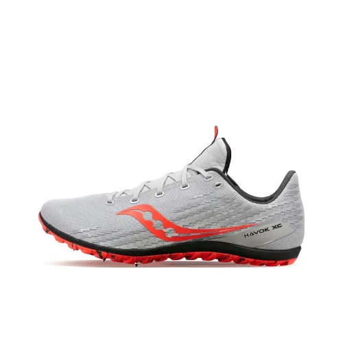 Saucony Havok XC 3 Плоская подошва Низкий топ Беговые кроссовки Женские Красный