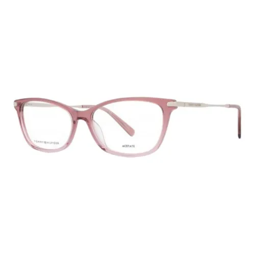 Tommy Hilfiger Пластик Нерегулярная форма Оправы для очков Женские Розовый