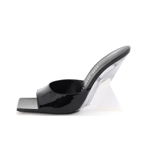 The Attico Слипоны 10,5 см Женские Черные