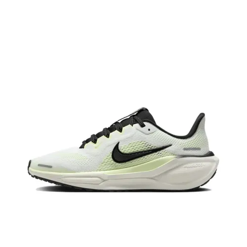 Nike Pegasus 41 Детские беговые кроссовки Низкий топ Белый/Зеленый Kids