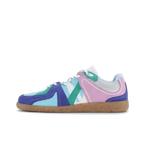 GANNI Низкие кроссовки для скейтбординга женские синие зеленые