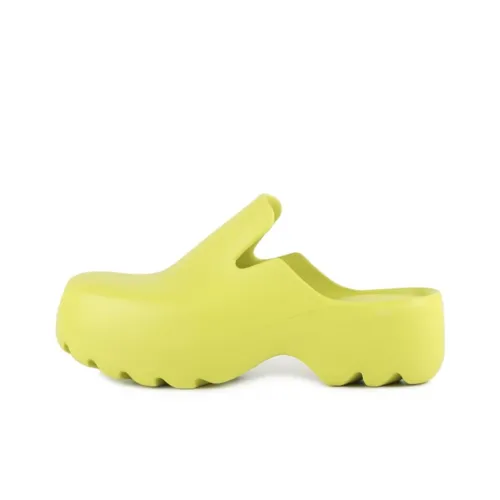 Bottega Veneta Flash Домашние тапочки Мужские Желтые