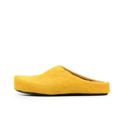 MARNI Fussbett Домашние тапочки Мужские Желтые