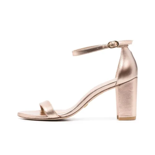 Stuart Weitzman SW one Sandals 8 см Women's Gold