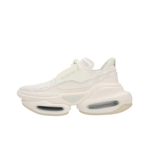 BALMAIN Низкий Топ Спортивный Лайфстайл Повседневная Обувь Женская Белая