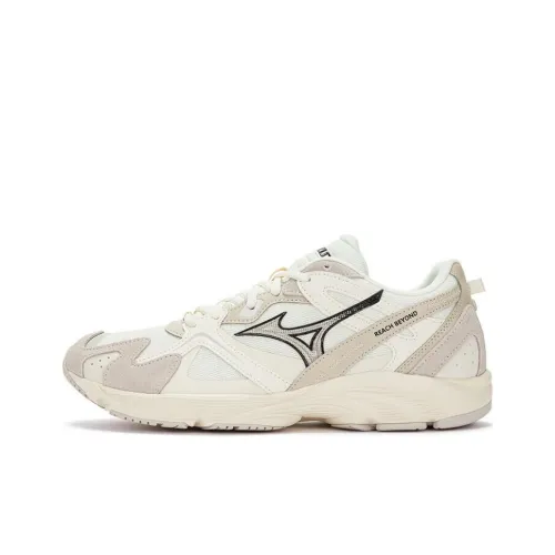 Mizuno Шорты устойчивые к истиранию дышащие низкий топ повседневные беговые кроссовки унисекс белый серый