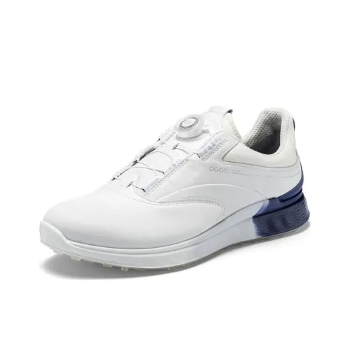 Ecco Низкий Топ Спортивная Повседневная Обувь Мужская Белый Синий