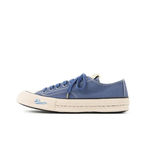 Visvim Low-Top Canvas Shoes Blue Men's