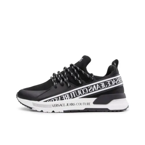 VERSACE JEANS Couture Низкий топ Спортивная повседневная обувь Мужской Черный