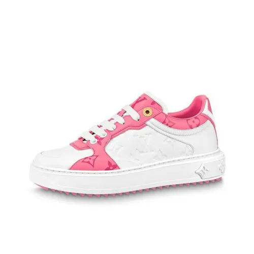 LOUIS VUITTON Time Out Low Топ Повседневная обувь Женская Белая Розовая