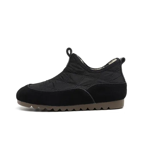 OULISASI Женские повседневные туфли Low Top Черные Женские