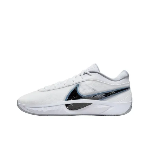 Nike Slip-resistant Abrasion-resistant Low-top Basketball Shoes Men's White Gray Black Найк Slip-resistant Abrasion-resistant Низкие Баскетбольные Кроссовки Мужские Белый Серый Черный