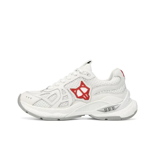 Naked Wolfe SMASH Low Топ Спортивная Повседневная Обувь Женская Белая Красная