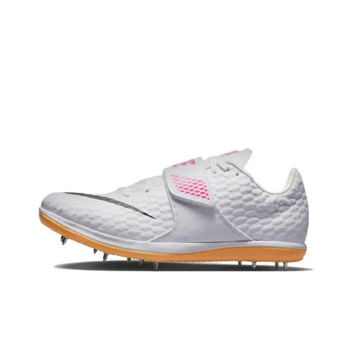 Nike High Jump Elite High Jump Elite Амортизирующие подошва Универсальные Низкие Кроссовки для тренировок Unisex Белый Розовый