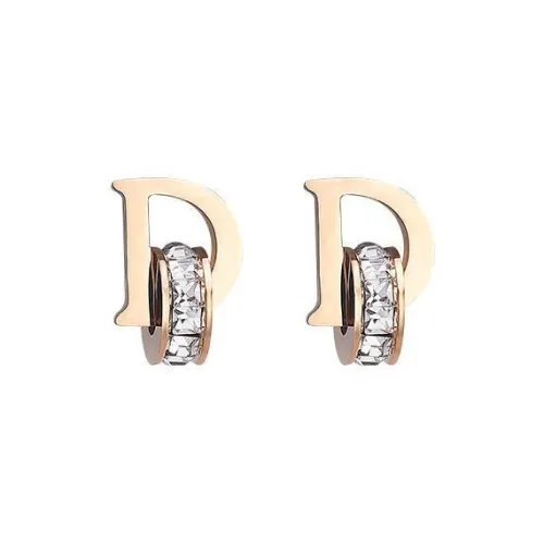 LIANGCAI Сплав с цирконием серьги женские