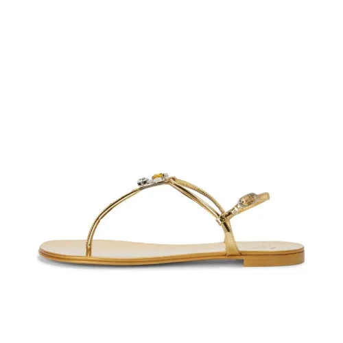 Giuseppe Zanotti GZ Alphonsine Шлепанцы Женские Золотые