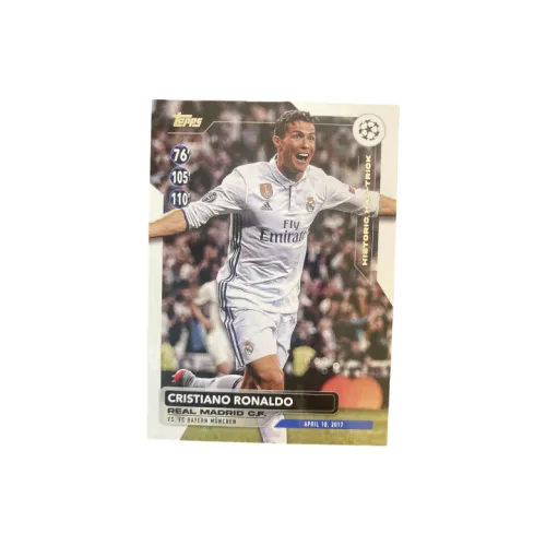 Topps 23 24 UCC Real Madrid C Ronaldo Шапки Кепки Falcão Карта Хорошее состояние Игрок Карта Карта Хорошее состояние