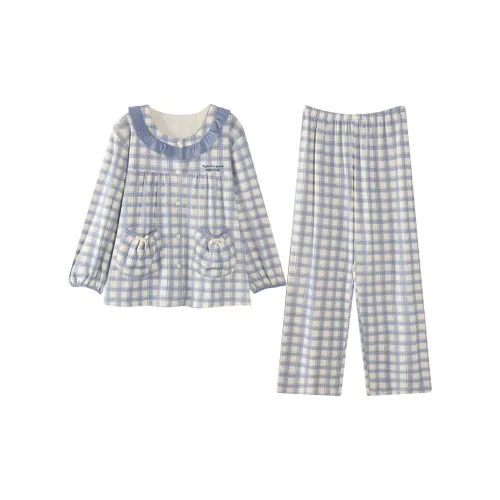 Kerener Pajama Комплект Женский Светло-Синий