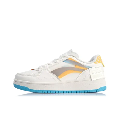 LINING Disney Покрытие Термический Противоскользящий Низкий Топ Скейтборд Кроссовки Женские Белые