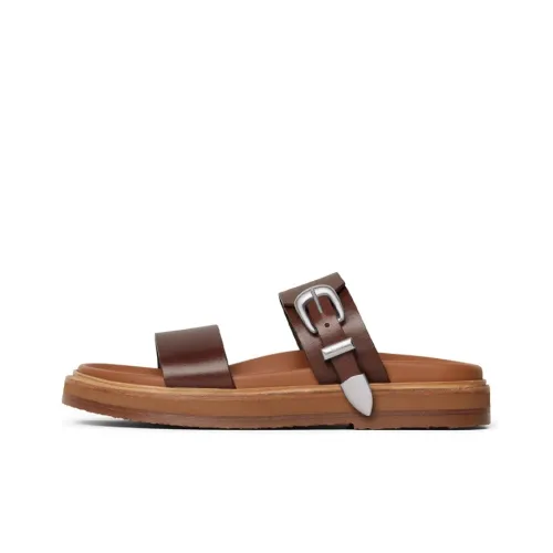 CELINE Слипоны Мужские Темно-Коричневые